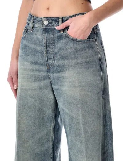 Diesel 1996 D Sire Wide Leg Denim Trousers In Blue