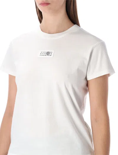 Mm6 Maison Margiela Tshirt Tag In White