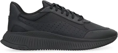 Hugo Boss Boss Sneakers Ttnm Evo With Jacquard Monogram In Black