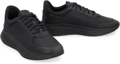 Hugo Boss Boss Sneakers Ttnm Evo With Jacquard Monogram In Black