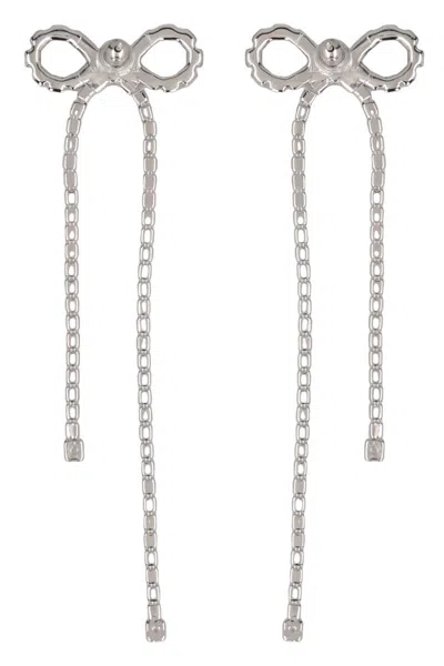 Self-portrait Crystal Bow Droplet In Brown