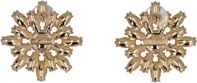 Self-portrait Earrings Flower In Black