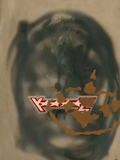 Travis Scott Sprayed-effect Short-sleeve T-shirt In Brown