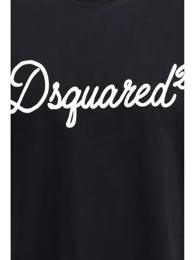 Dsquared2 Jersey T-shirt With Logo In Black