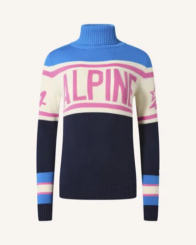 Perfect Moment Alpine Schild Merino Wool Sweater Xl In Multi