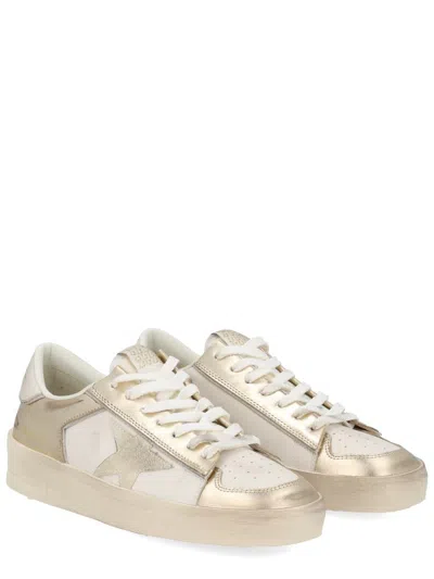 Golden Goose "stardan" Sneaker In Silver