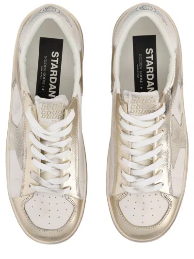 Golden Goose "stardan" Sneaker In Silver