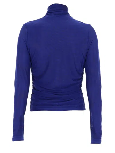 Rotate Birger Christensen Tops In Mesh In Blue