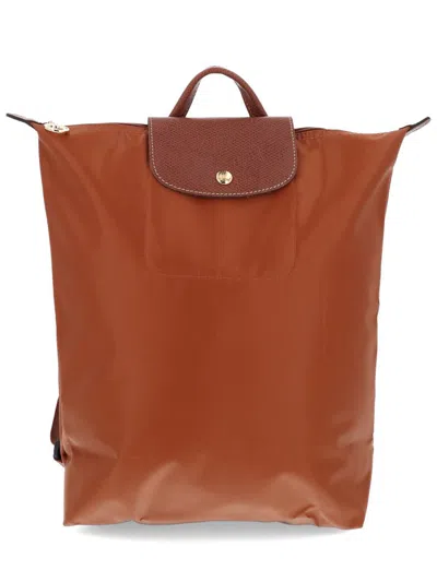 Longchamp Le Pliage Original Backpack In Brown