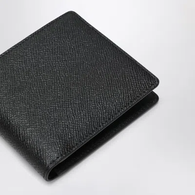 Maison Margiela Black Bi-fold Leather Wallet In Black