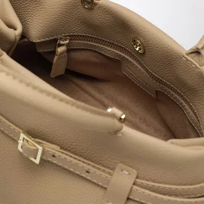 Manu Atelier Le Cambon 25 Cream Bag In Sand