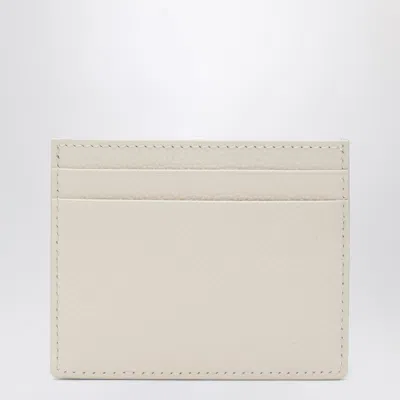 Valentino Cherryfic Cardholder In Ivory Leather In White
