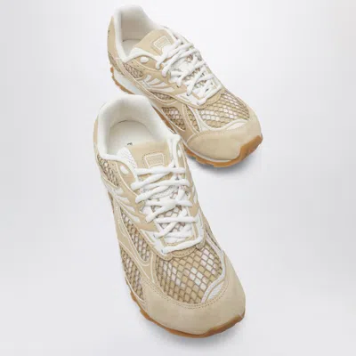 Bottega Veneta Orbit Sneakers Low Top Mesh Panels Rubber Sole In Animal Print