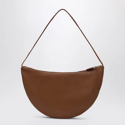 The Row Jouve Light Brown Leather Bag In Brown