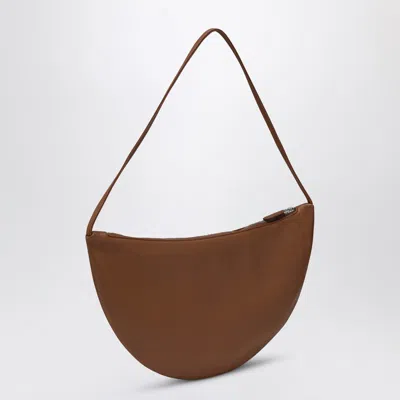 The Row Jouve Light Brown Leather Bag In Brown