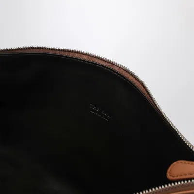 The Row Jouve Light Brown Leather Bag In Brown