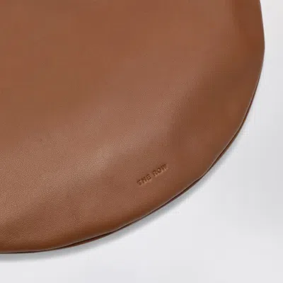The Row Jouve Light Brown Leather Bag In Brown