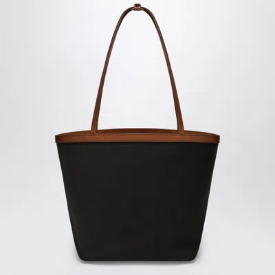 The Row Park Three Stitch Canvas Bag In Brown