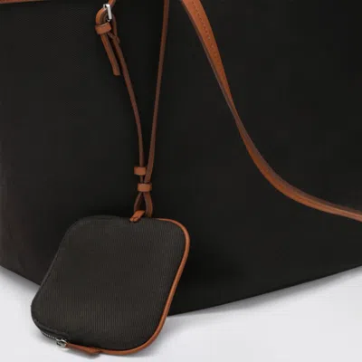 The Row Park Three Stitch Canvas Bag In Brown