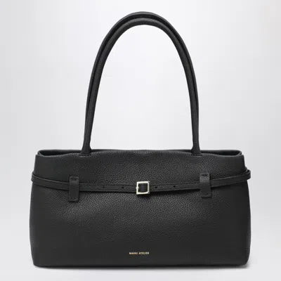 Manu Atelier Le Cambon East West Black Bag In Black