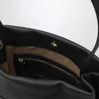 Manu Atelier Tote Du Jour Tote Bag In Black Calfskin In Black