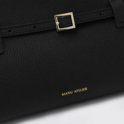 Manu Atelier Le Cambon 25 Mocha Mousse Bag In Black