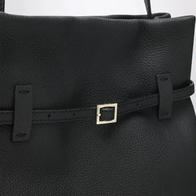 Manu Atelier Tote Du Jour Tote Bag In Black Calfskin In Black