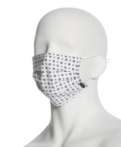 Perry Ellis Reusable Poplin 3 Pack Pleated Fabric Face Covering In Multi