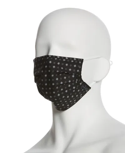 Perry Ellis Reusable Poplin 3 Pack Pleated Fabric Face Covering In Multi
