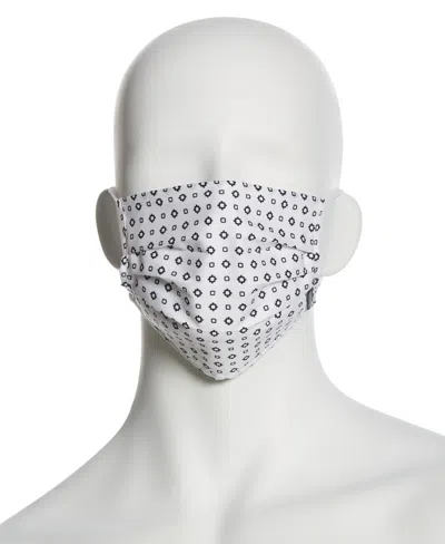 Perry Ellis Reusable Poplin 3 Pack Pleated Fabric Face Covering In Multi