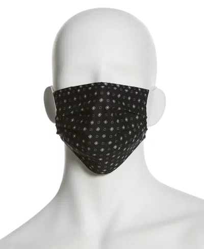 Perry Ellis Reusable Poplin 3 Pack Pleated Fabric Face Covering In Multi