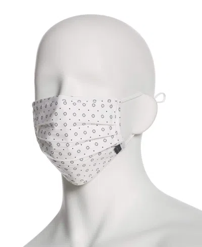 Perry Ellis Reusable Poplin 3 Pack Pleated Fabric Face Covering In Multi