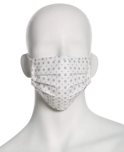 Perry Ellis Reusable Poplin 3 Pack Pleated Fabric Face Covering In Multi