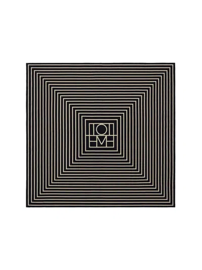 Totême Toteme Silk Scarf Black