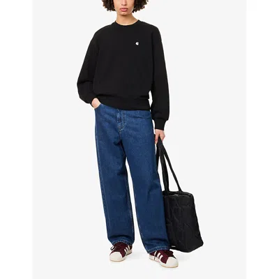 Carhartt Logo Sweater In Black