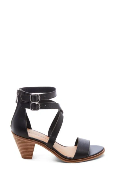 Lucky Brand Ressia Double Ankle Strap Sandal In Black