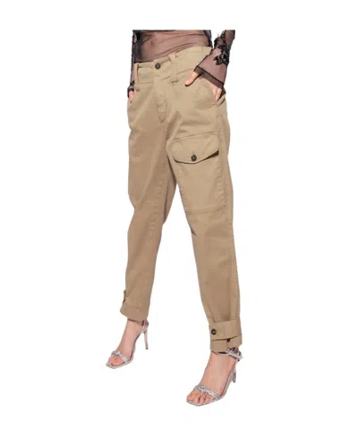 Pinko Straight-leg Cropped Trousers In Neutral