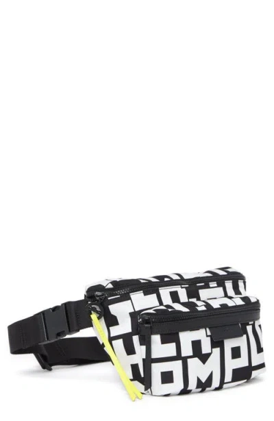 Longchamp Leather Trimmed Large Belt Bag In Multi