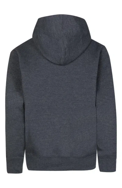 Hurley Heat Fleece Logo Hoodie In Blue