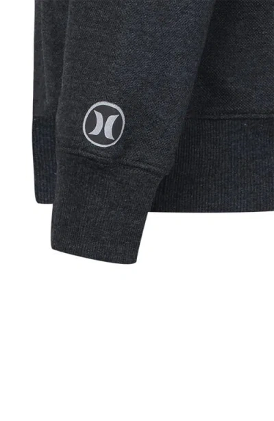 Hurley Heat Fleece Logo Hoodie In Blue