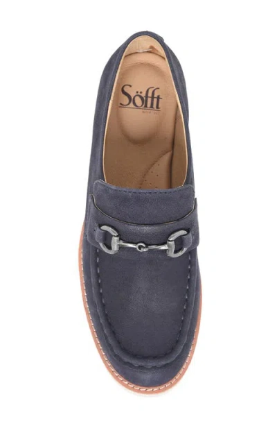 Söfft Prewitt Horsebit Loafer In Blue
