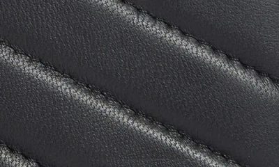 Mundi Small Leather Goods Quilted Tab Frame Clutch In Black