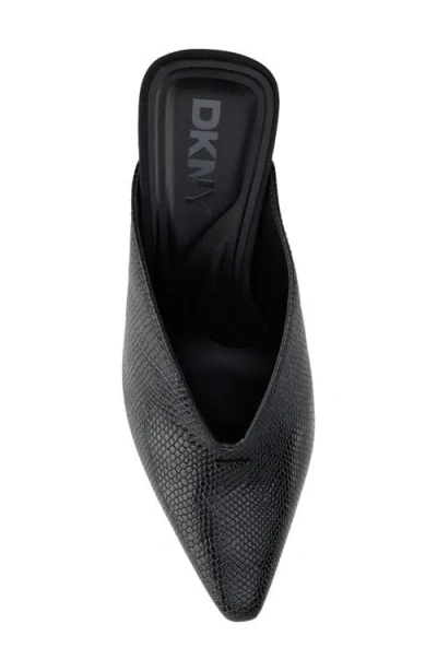 Dkny Cadena Mule In Black