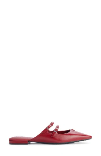 Dkny Cahana Mary Jane Pointed Toe Mule In Red