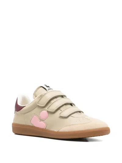 Isabel Marant Beth Side-logo Touch-strap Sneakers In Multi