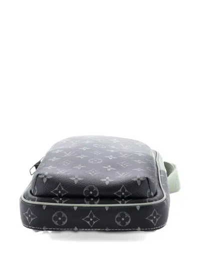 Pre-owned Louis Vuitton Avenue Sling Bag Nm Gradient Monogram Canvas Backpack In Green