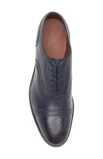 Allen Edmonds Strand Cap Toe Oxford In Blue