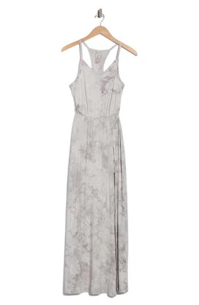 Go Couture Sleeveless Maxi Dress In Gray