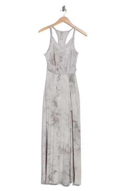 Go Couture Sleeveless Maxi Dress In Gray