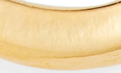 Panacea Teardrop Hoop Earrings In Gold